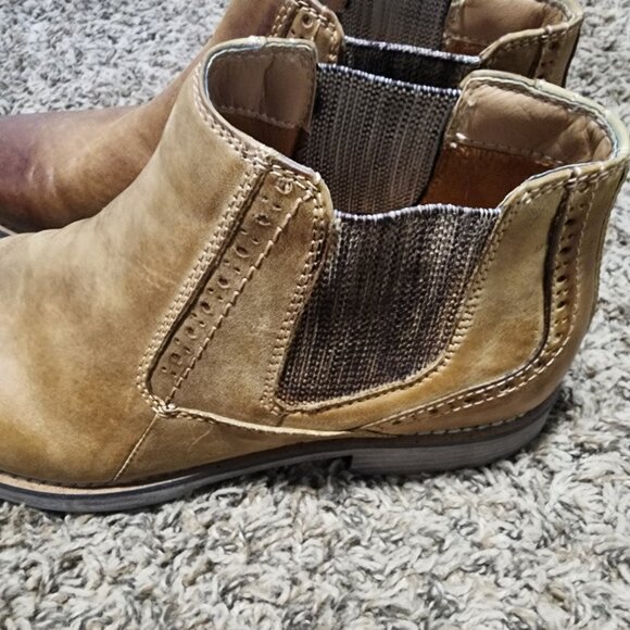 Men's Steven Madden Dress Boots size 8.5 Brown Color Leather - Picture 6 of 8